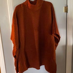 NWT Universal Threads Rust Poncho